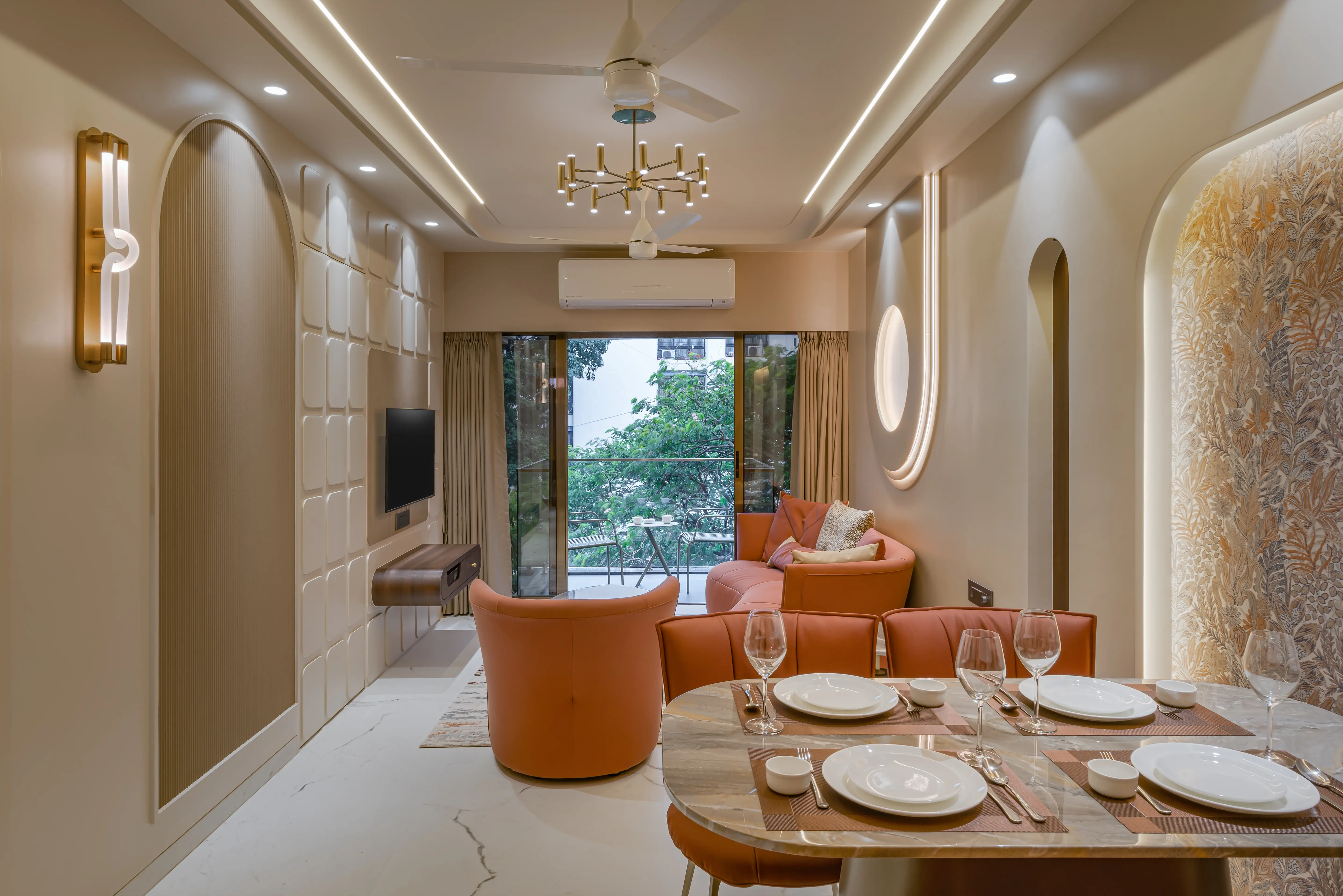 Two Bedroom Front Luxury Serviced Apartment Khar West Bandra